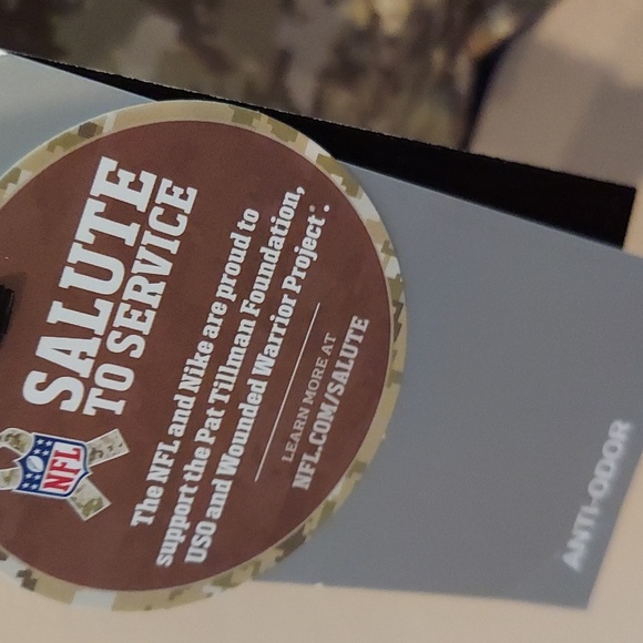 Nike Houston Texans Salute to Service 3/4 Sleeve Camo Shirt New Medium 10 12 - Picture 3 of 6